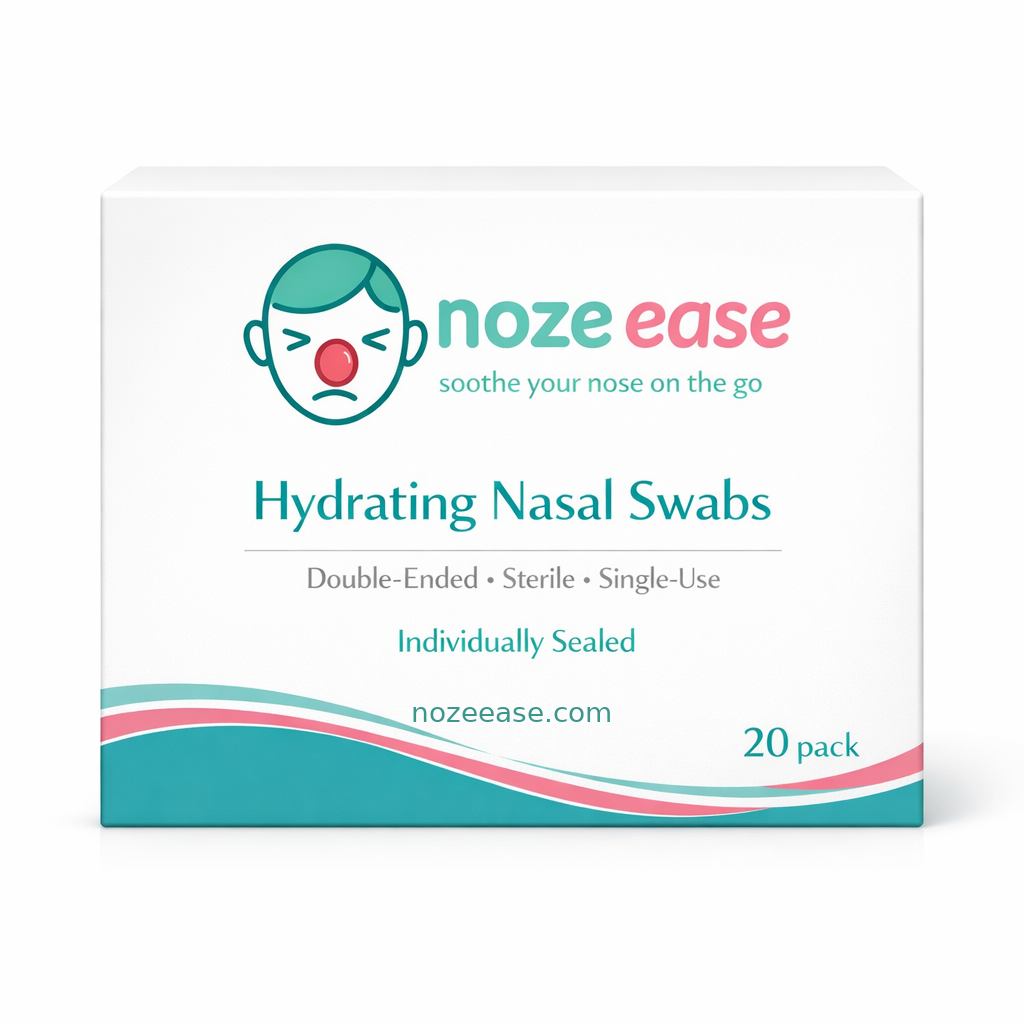 Noze-Ease Hydrating Nasal Swabs 20-Pack