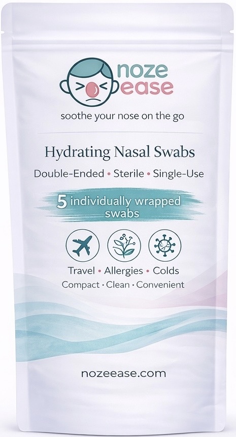 Noze-Ease Hydrating Nasal Swabs 5-Pack